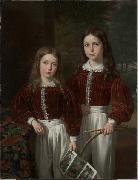 unknow artist, Portrait of Two Children, Probably the Sons of M. Almeric Berthier, comte de LaSalle